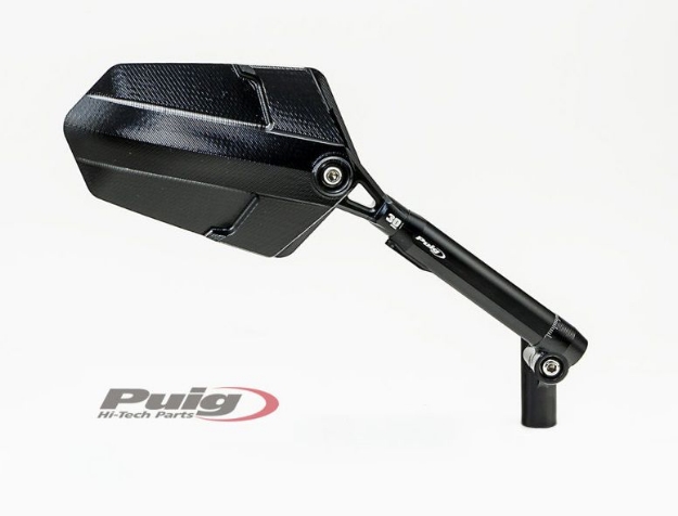 Afbeeldingen van Stuurspiegel model EXPLORER rechts van Puig - zwart / zwart