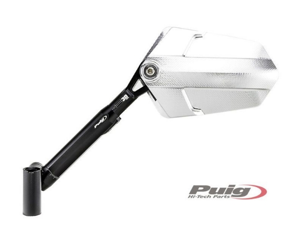 Afbeeldingen van Stuurspiegel model EXPLORER links Puig - zwart / zilver