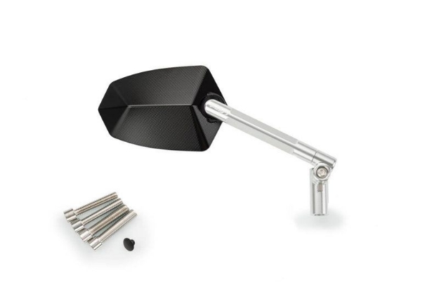 Afbeeldingen van Stuurspiegel model GT.1 rechts van Puig aluminium/zwart