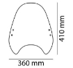 Afbeeldingen van Windscherm model Basic licht getint Puig