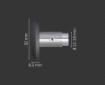 Afbeeldingen van Trillingsdempers ABM model Short cap (set van 2 stuks)