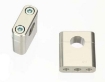 Afbeeldingen van Stuurklemblokken ABM centrale bevestiging zilver 40mm (set)