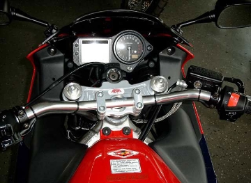 Toon details van Superbikestuurombouw semi kroonplaat zilver Honda CBR600F '99-00 / '01- / Sport Afbeeldingen van Superbikestuurombouw semi kroonplaat zilver Honda CBR600F '99-00 / '01- / Sport