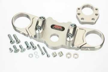 Toon details van Superbikestuurombouw kroonplaat zwart Honda CBR600RR 2007-2012 Afbeeldingen van Superbikestuurombouw kroonplaat zwart Honda CBR600RR 2007-2012