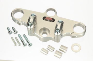 Toon details van Superbikestuurombouw kroonplaat zilver BMW R1100RS / R1150RS Afbeeldingen van Superbikestuurombouw kroonplaat zilver BMW R1100RS / R1150RS