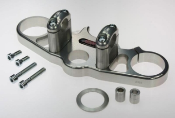 Toon details van Superbikestuurombouw kroonplaat zwart Aprilia RSV1000/MILLE 2004-2008 Afbeeldingen van Superbikestuurombouw kroonplaat zwart Aprilia RSV1000/MILLE 2004-2008