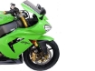 Afbeeldingen van Superbikestuurombouw kroonplaat zwart Kawasaki ZX10-R 2004-2005