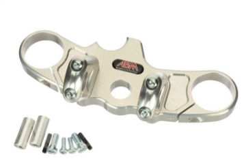 Toon details van Superbikestuurombouw kroonplaat zilver Kawasaki ZX6-R 2003-2004 Afbeeldingen van Superbikestuurombouw kroonplaat zilver Kawasaki ZX6-R 2003-2004
