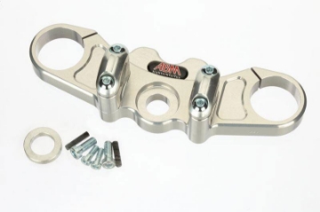 Toon details van Superbikestuurombouw kroonplaat zilver Kawasaki ZX9-R 2000-2001 Afbeeldingen van Superbikestuurombouw kroonplaat zilver Kawasaki ZX9-R 2000-2001