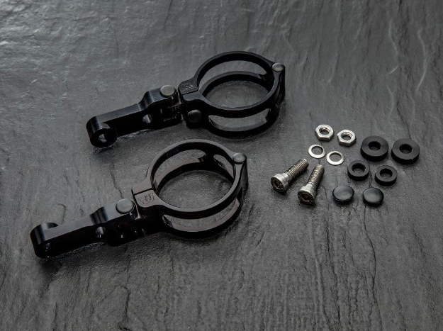 Afbeeldingen van Koplampbeugels zwart lang 53/54mm - ABM