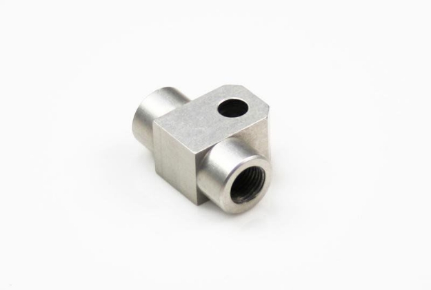 Afbeeldingen van Aluminium verdeler 2-fach 180gr M10x1,0