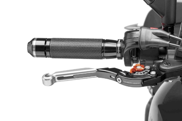 Afbeeldingen van Remhendel Puig opklapbaar/uitschuifbaar zwart/oranje/zilver