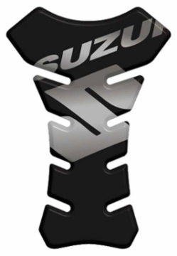 Toon details van Tankpad zwart met Suzuki logo Afbeeldingen van Tankpad zwart met Suzuki logo