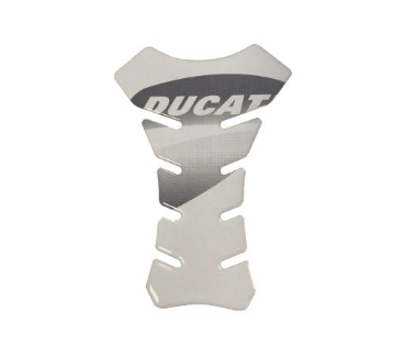 Toon details van Tankpad transparant met Ducati logo zwart Afbeeldingen van Tankpad transparant met Ducati logo zwart