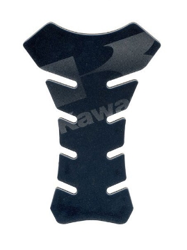 Toon details van Tankpad zwart met Kawasaki logo Afbeeldingen van Tankpad zwart met Kawasaki logo