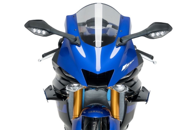 Afbeeldingen van Side Spoiler Downforce Sport Puig Yamaha YZF-R6 '17-