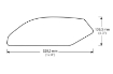 Afbeeldingen van Tank protector/grip stickers zwart Puig Suzuki GSX-S1000 ’15-/F ’16-