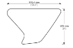 Afbeeldingen van Tank protector/grip stickers zwart Puig Yamaha XT1200Z Super Ténéré ’12-