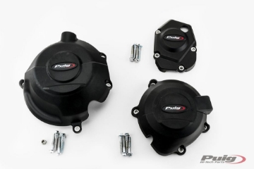 Toon details van Engine cover set 3-delig Puig Kawasaki Z900 '17- / Z900SE '22- Afbeeldingen van Engine cover set 3-delig Puig Kawasaki Z900 '17- / Z900SE '22-