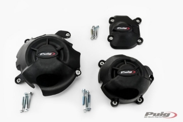Toon details van Engine cover set 3-delig Puig Kawasaki Z800/E '13-16 Afbeeldingen van Engine cover set 3-delig Puig Kawasaki Z800/E '13-16
