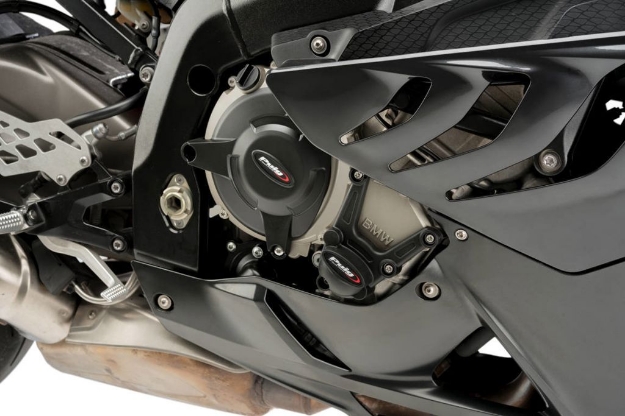 Afbeeldingen van Engine cover set 3-delig Puig BMW S1000RR / S1000R / S1000XR