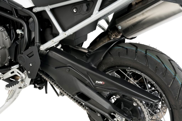 Afbeeldingen van Achterspatbord Puig mat zwart diverse Triumph Tiger 900 modellen