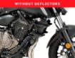 Afbeeldingen van Side Spoiler Downforce Naked van Puig voor de Yamaha MT-07 '18-20