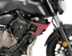 Afbeeldingen van Side Spoiler Downforce rood van Puig voor de Yamaha MT-07 '18-20