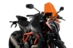Afbeeldingen van Vervangingsruit naked bike Touring Puig KTM 1290 Superduke R '20- -oranje