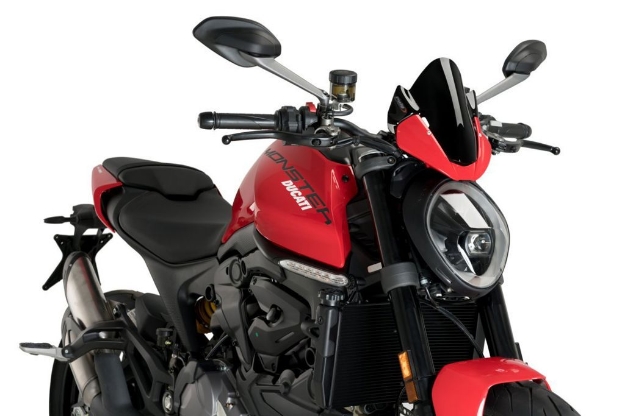 Afbeeldingen van Vervangingsruit naked bike Sport Puig Ducati Monster 950 '21- zwart