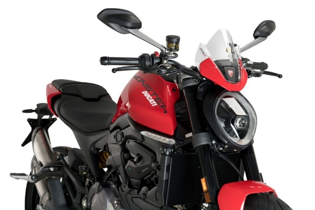 Afbeeldingen van Vervangingsruit naked bike Sport Puig Ducati Monster 950 '21- transparant