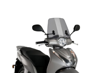 Toon details van Windscherm scooter model Traffic van Puig voor Honda SH125i '21- transparant Afbeeldingen van Windscherm scooter model Traffic van Puig voor Honda SH125i '21- transparant