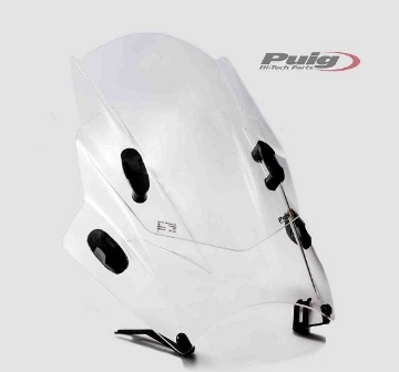 Toon details van Windscherm Basic Vario transparant Puig Afbeeldingen van Windscherm Basic Vario transparant Puig