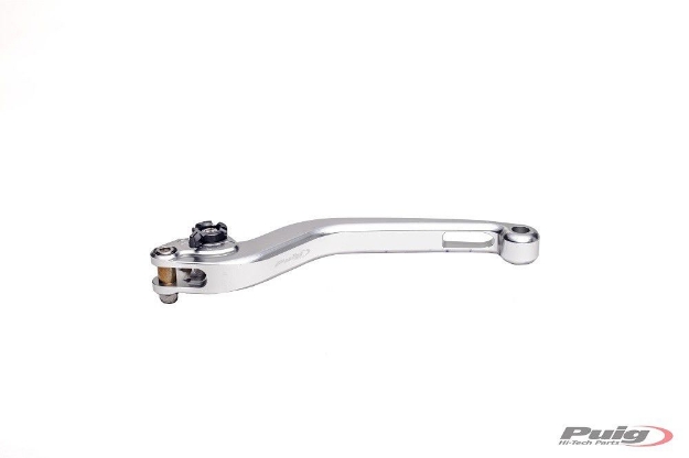 Afbeeldingen van Koppelingshendel Puig lang zilver/zwart