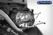 Afbeeldingen van Foldable headlight protector clear BMW R1200GS LC '17-- black Wunderlich