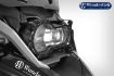 Afbeeldingen van Foldable headlight protector clear BMW R1200GS LC '17-- black Wunderlich