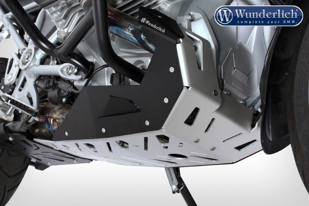 Afbeeldingen van Engine protection plates Extreme black BMW R1200GS LC/Adv - silver Wunderlich