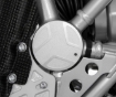 Afbeeldingen van Swingarm pivot covers EDGE design right BMW R1200GS/Adv. -'13 // HP2-Enduro - silver