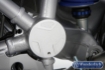 Afbeeldingen van Swingarm pivot covers left diverse BMW modellen - silver Wunderlich