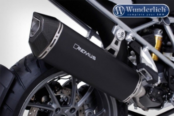 Toon details van Remus Black Hawk (EURO3) BMW R1200GS LC '13-/ Adventure '14-- black Wunderlich Afbeeldingen van Remus Black Hawk (EURO3) BMW R1200GS LC '13-/ Adventure '14-- black Wunderlich