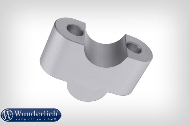 Afbeeldingen van Handlebar riser ABE approved 25mm BMW F800R '15-- silver