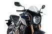 Afbeeldingen van Stuurkuipje carbon look model retro fairing met ruitje Puig Honda CB650R '19-