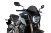 Afbeeldingen van Stuurkuipje carbon look model retro fairing met ruitje Puig Honda CB650R '19-