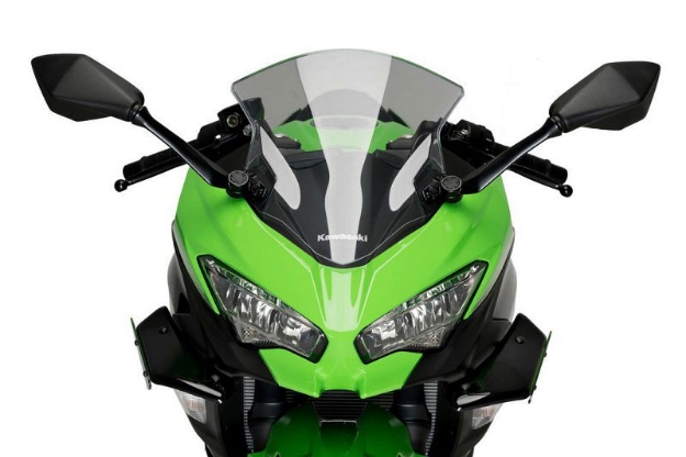 Afbeeldingen van Side Spoiler Downforce Sport Puig voor de Kawasaki Ninja 400 '18-
