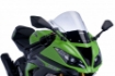 Afbeeldingen van Vervangingsruit Puig Jetstream 2mm race Kawasaki ZX6-R '09-/ 636 '13-/ ZX10-R '08-'10