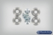 Afbeeldingen van Spare bolts set 8 pieces set diverse BMW modellen - silver Wunderlich