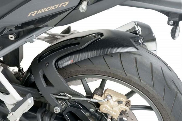 Afbeeldingen van Achterspatbord Puig carbon look BMW R1200R/RS / R1250R/RS '18-
