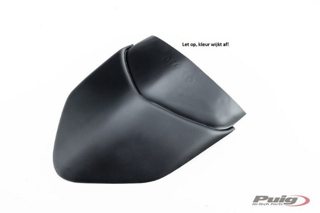 Afbeeldingen van Achterspatbord verlenger mat zwart voor het originele spatbord Honda CB125R Neo Sports Cafe '18-