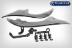 Afbeeldingen van Foot protectors Â»CLEAR-PROTECTÂ« BMW K1600B/Grand America - smoked grey Wunderlich