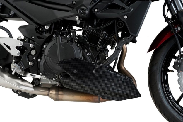 Afbeeldingen van Motorspoiler S-line Puig carbon look Kawasaki Z400 '19-